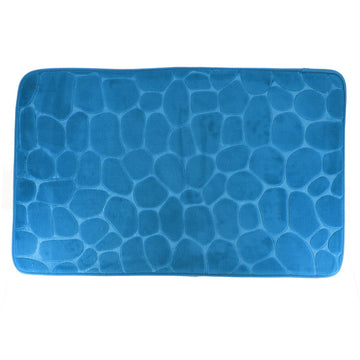 Covoraș Microfibră cu Spumă de Memorie 50x80 cm - Peacock Blue