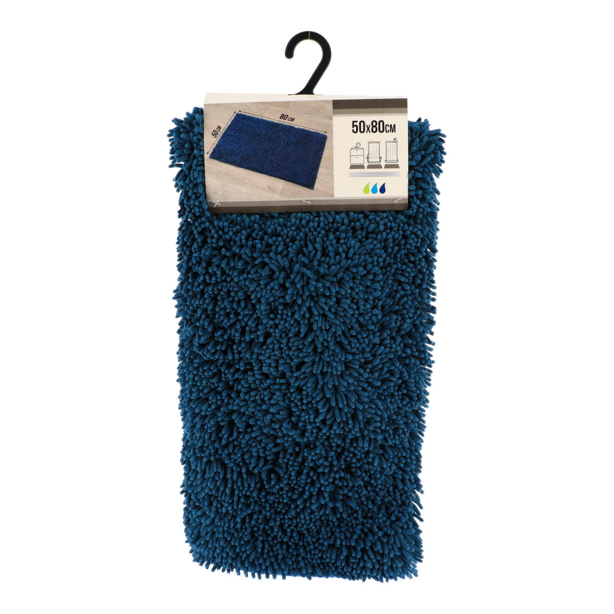 Covor Microfibră 50x80 CM - Peacock Blue