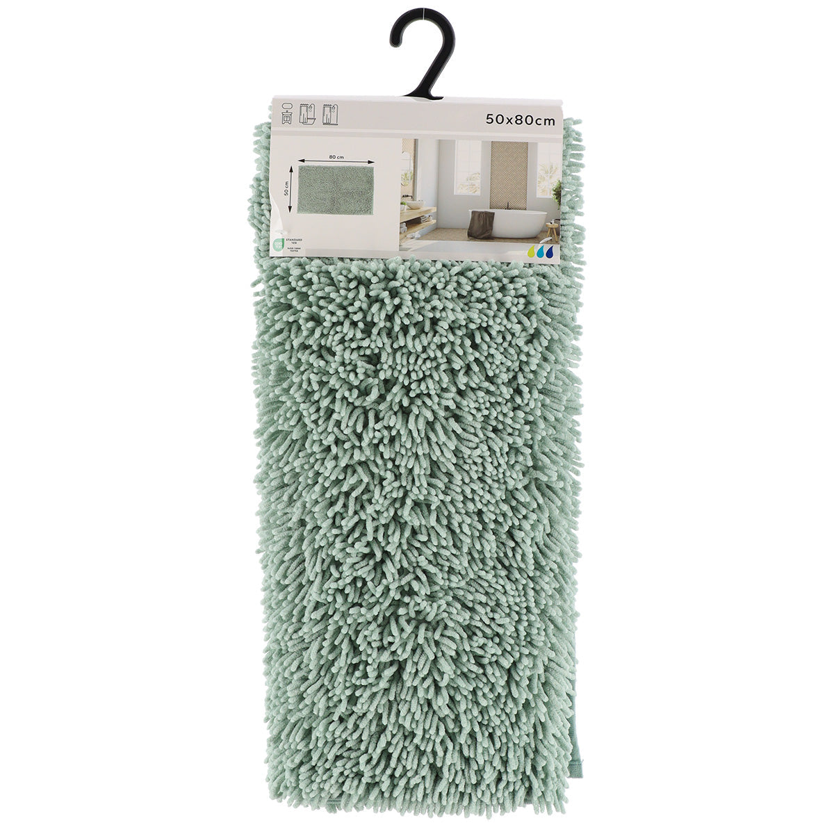 Covor Microfibră 50x80 CM - Verde Eucalipt
