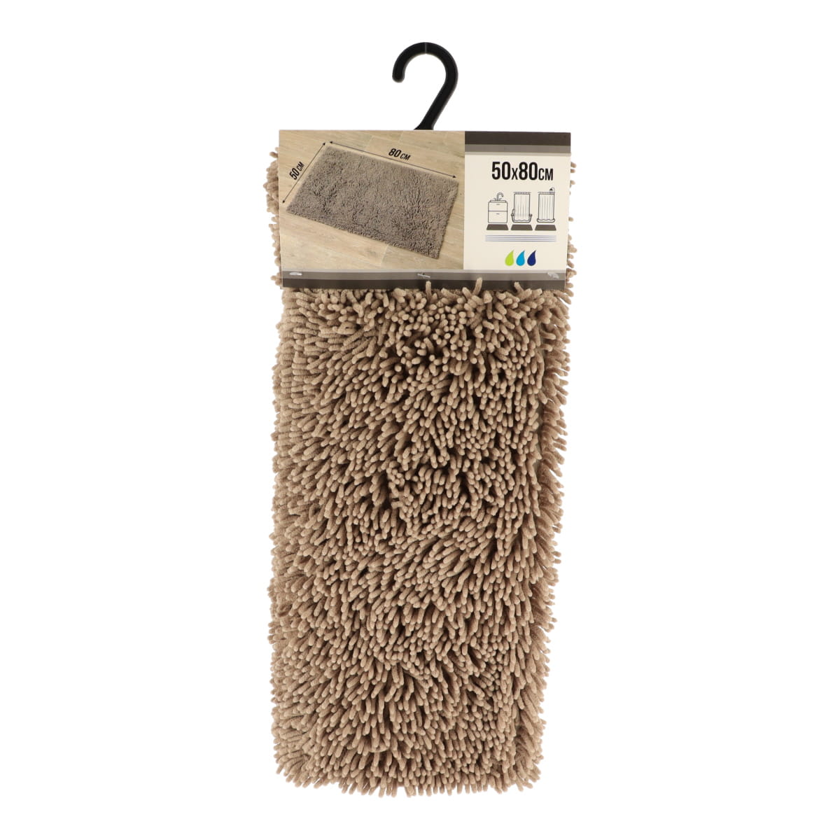 Covor Microfibră 50x80 CM - Taupe