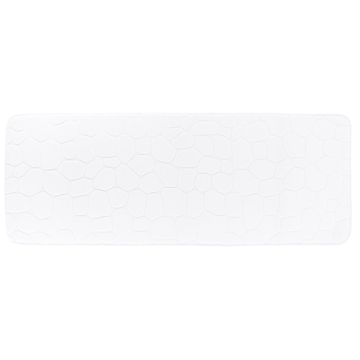 Covoraș Microfibră cu Spumă de Memorie 45x120 CM - Alb
