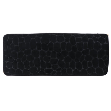 Covoraș Microfibră cu Spumă de Memorie45x120 cm - Negru