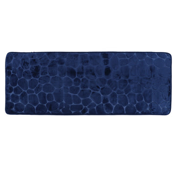 Covoraș Microfibră cu Spumă de Memorie 45x120 CM - Navy Blue