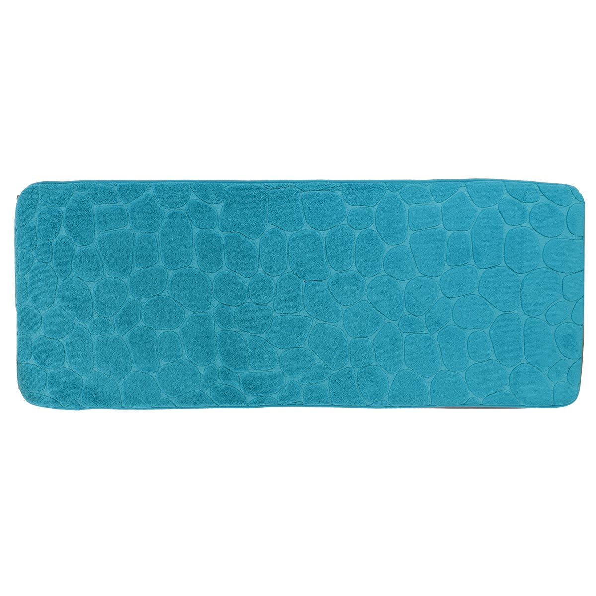 Covoraș Microfibră cu Spumă de Memorie 45x120 cm - Peacock Blue