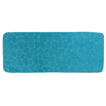 Covoraș Microfibră cu Spumă de Memorie 45x120 cm - Peacock Blue