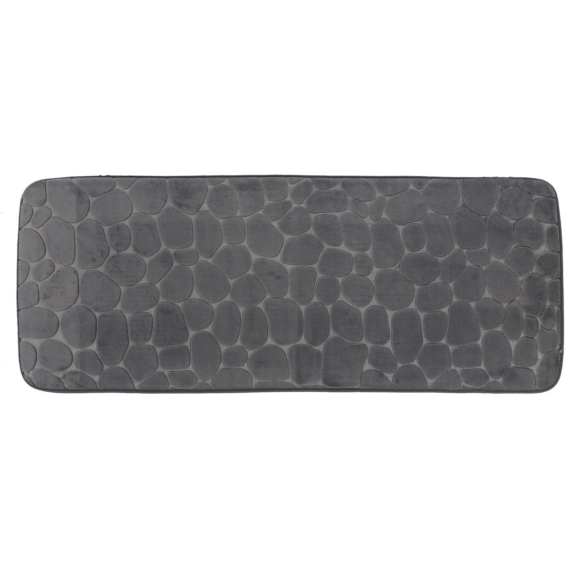 Covoraș Microfibră cu Spumă de Memorie 45x120 cm - Gri Închis