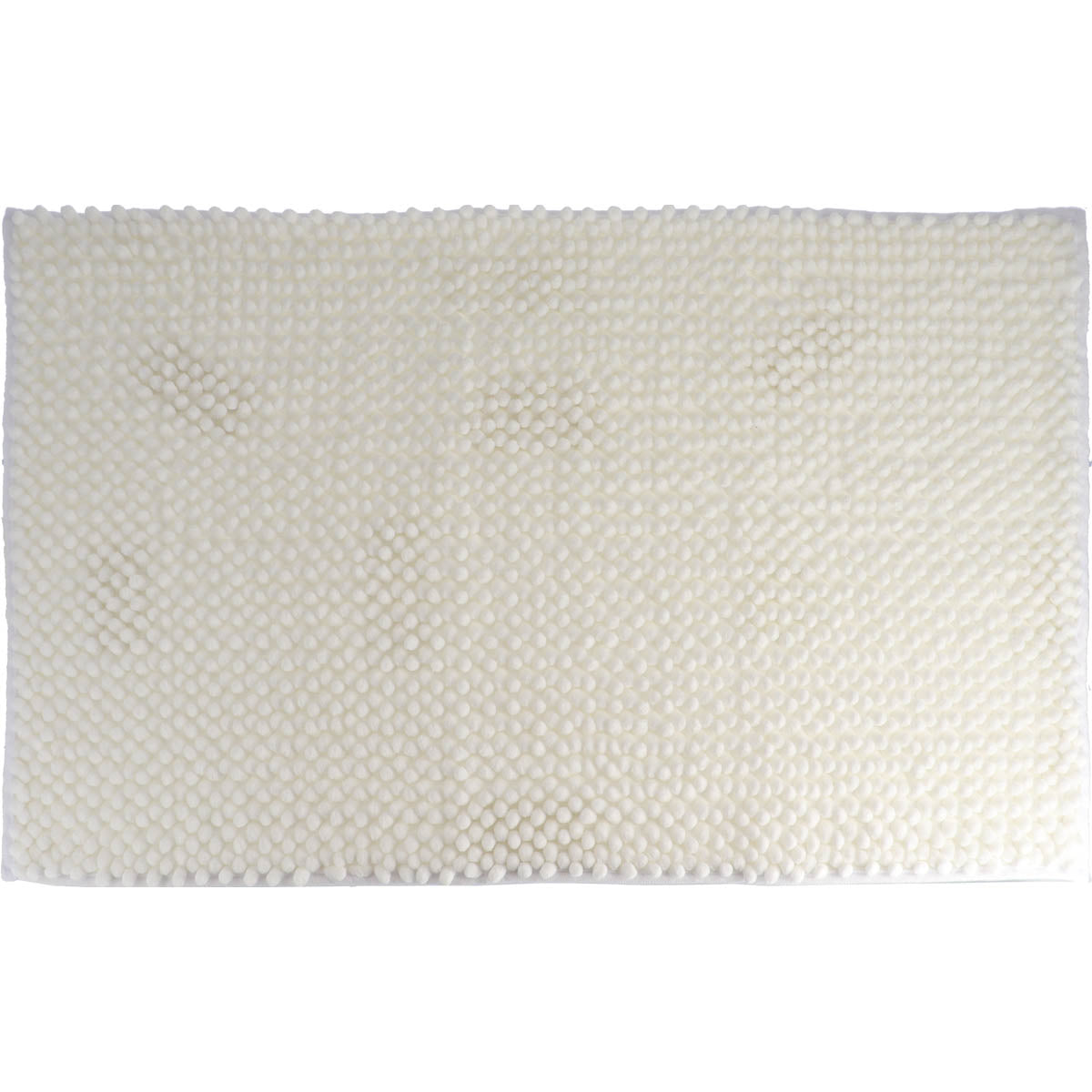 Covor Baie Microfibră cu Bile 50x80 CM - Alb