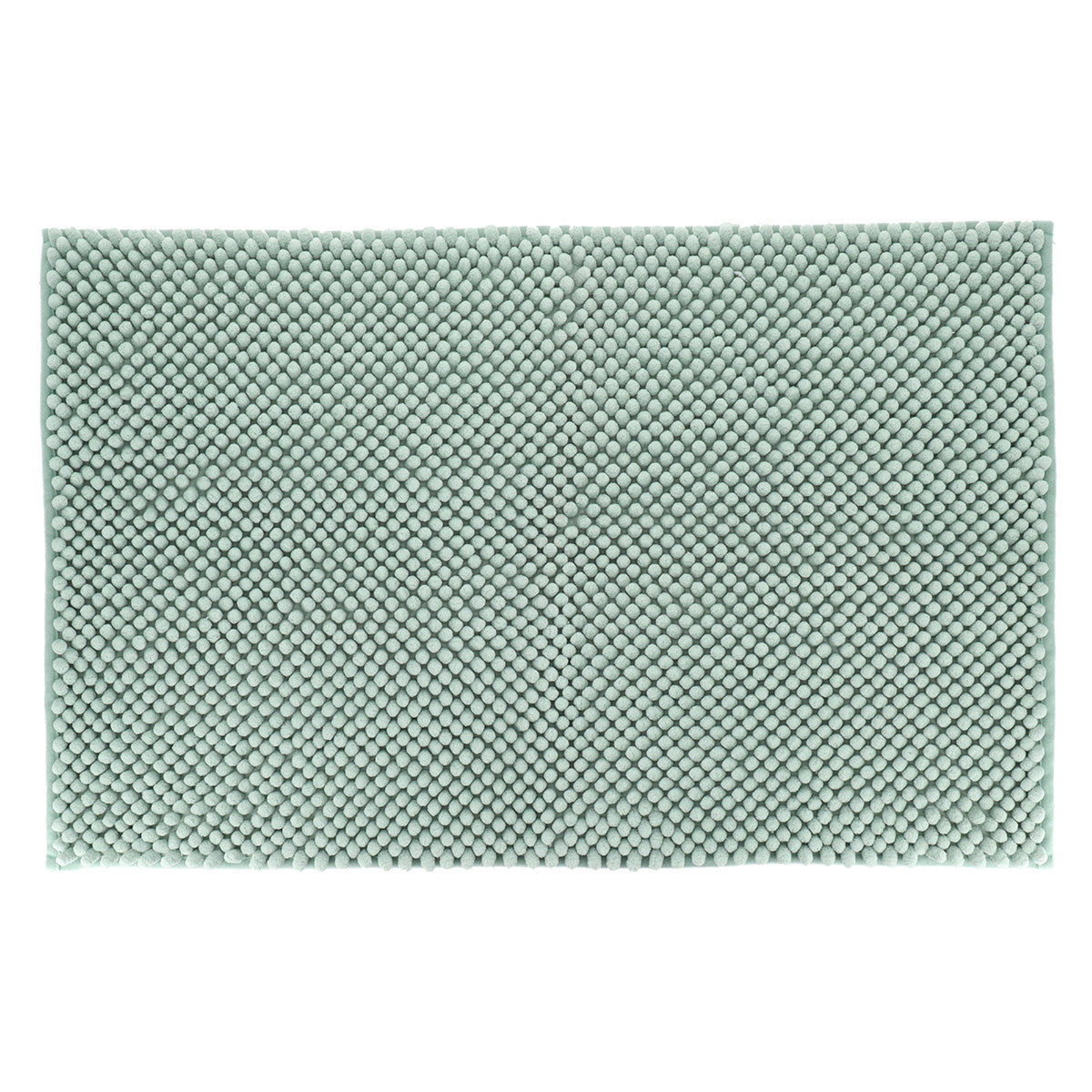 Covor Baie Microfibră cu Bile 50x80 CM - Verde Eucalipt