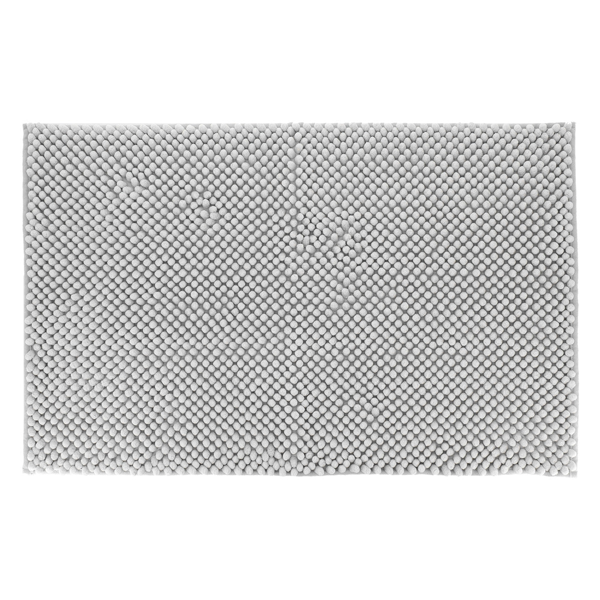 Covor Baie Microfibră cu Bile 50x80 CM - Gri Deschis