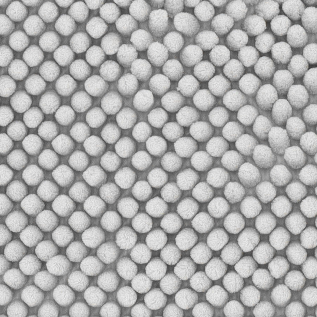 Covor Baie Microfibră cu Bile 50x80 CM - Gri Deschis
