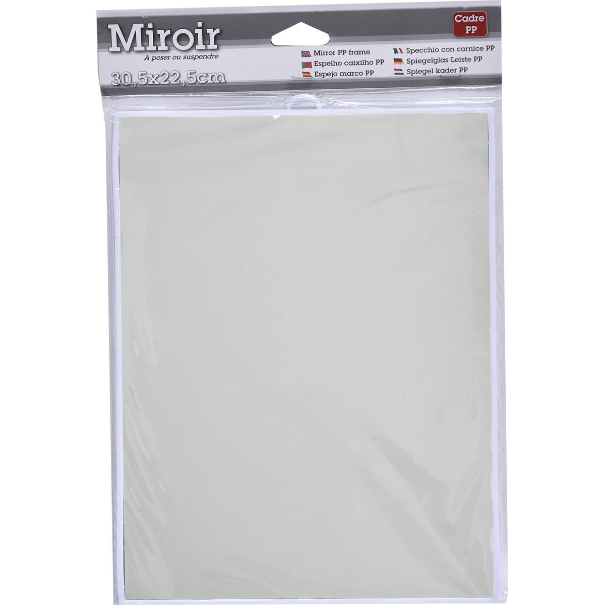 Oglindă Mare 3 Culori Asortate - Alb/Bej/Gri