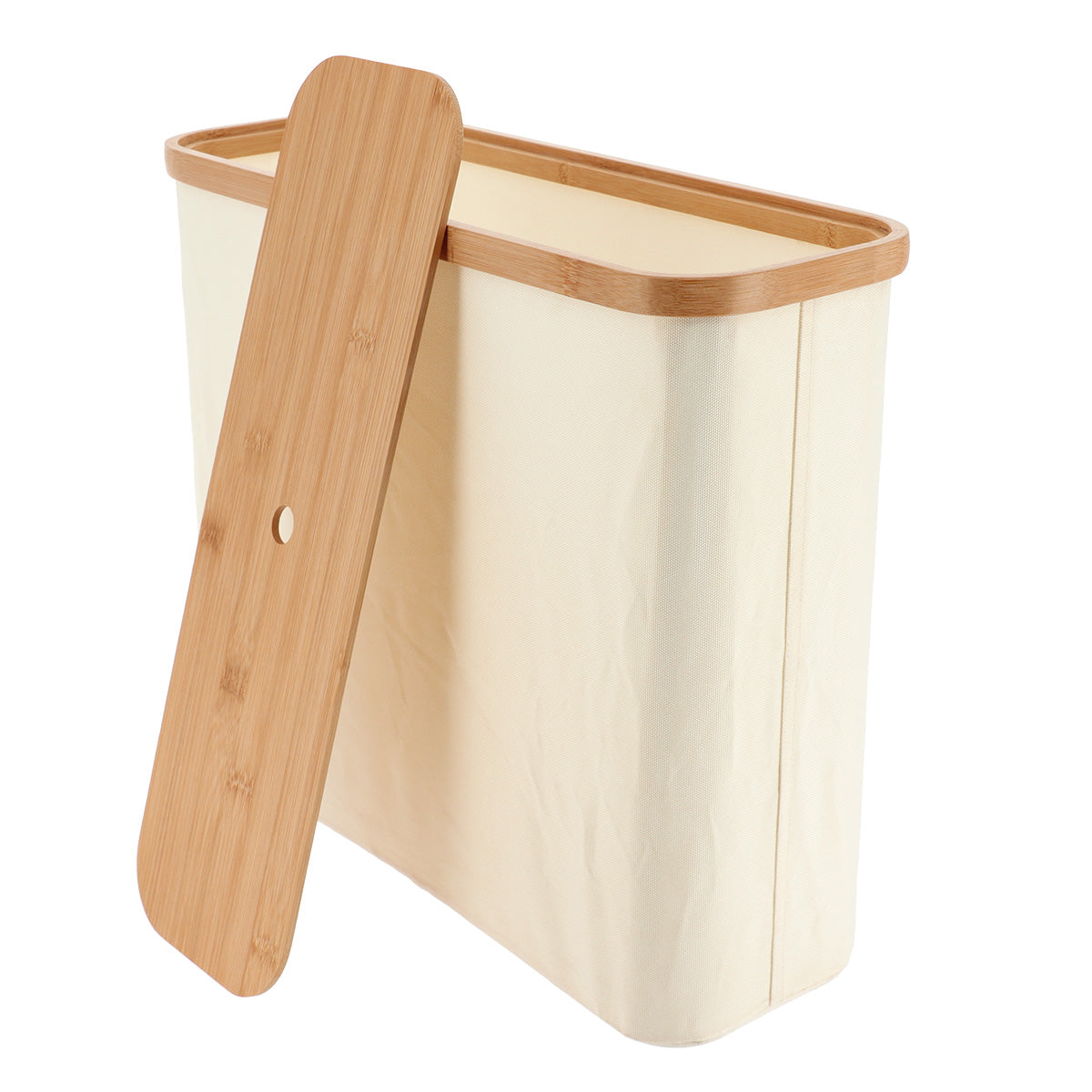 Coș de Depozitare pentru Hârtie Igienică - Natural/Bambus