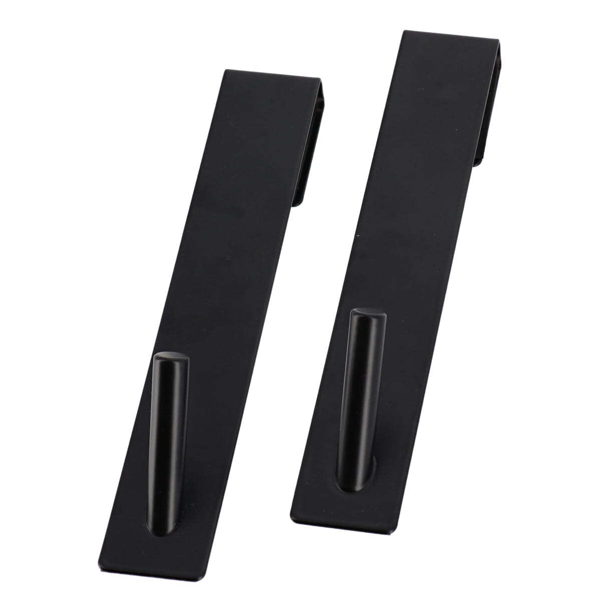 Set 2 Cârlige Metalice pentru Perdea de Duș Negru