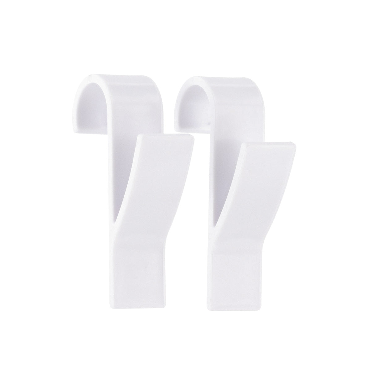 Set 2 Cârlige Plastic pentru Radiator de Prosop Negru