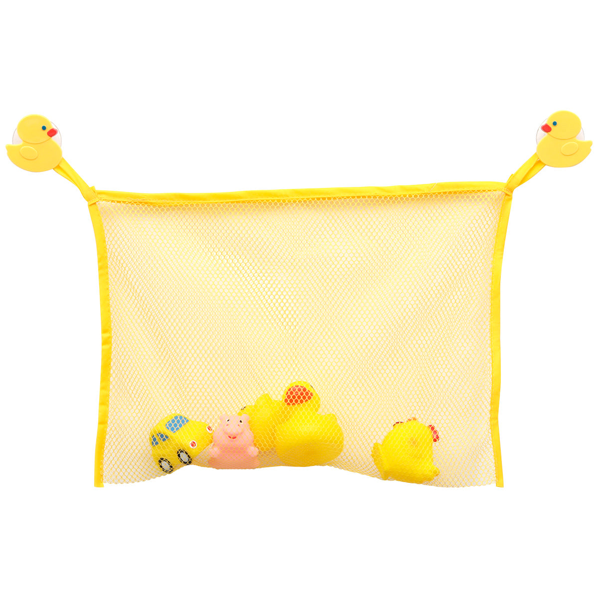 Organizator Jucării De Baie Cu Ventuze - Decor Rață
