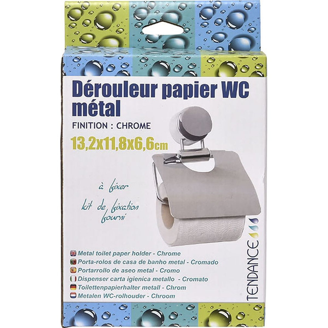 Dispenser de Hârtie Igienică din Metal - Cromat