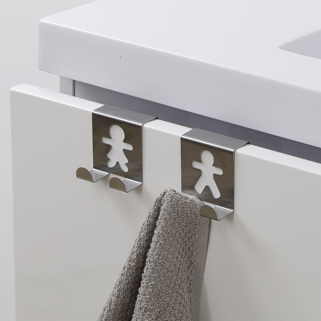 Set 2 Cârlige Oțel Inoxidabil Siluete Decorative