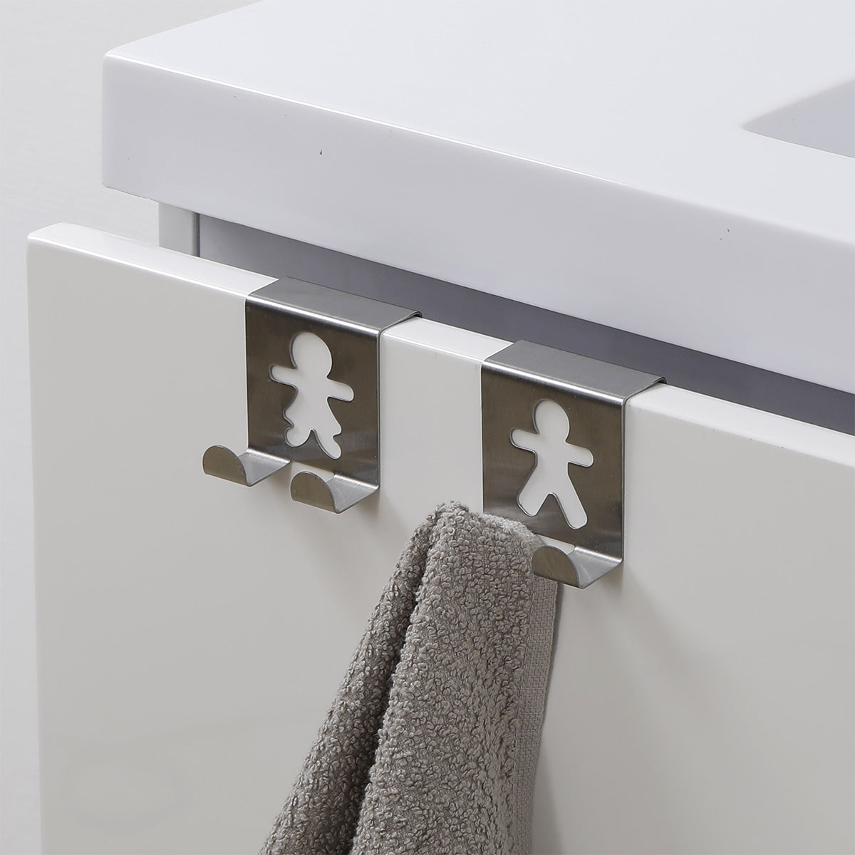 Set 2 Cârlige Oțel Inoxidabil Siluete Decorative