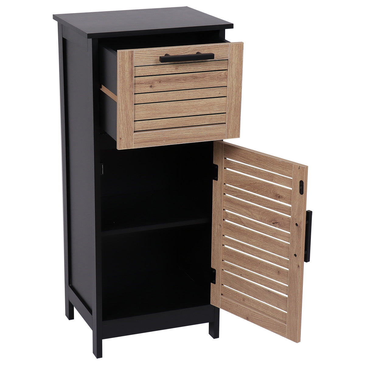 Cabinet Inferior Din MDF Cu 1 Ușă + 1 Sertar - Bergen