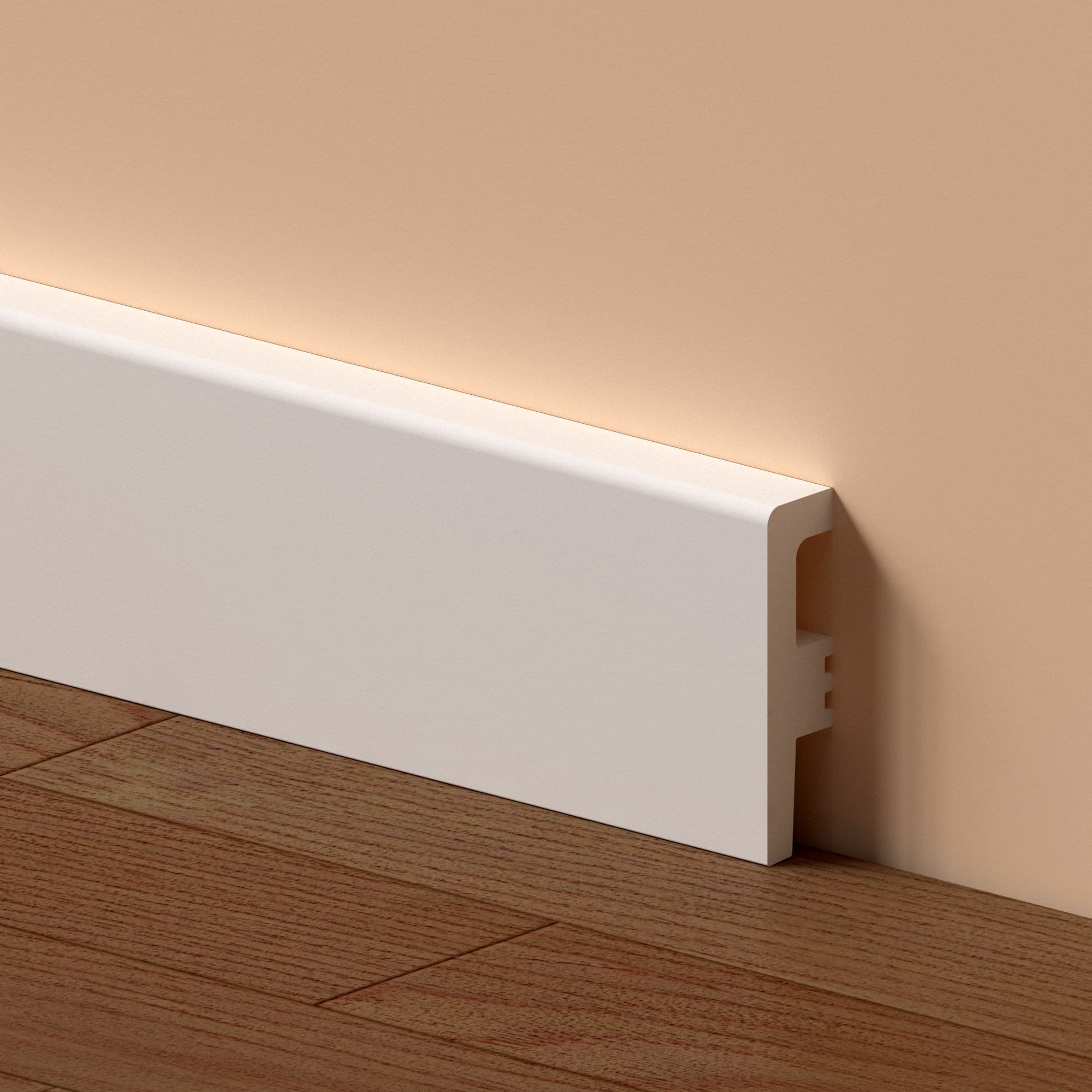 Plintă Albă Duropolimer 6 cm x 220 cm
