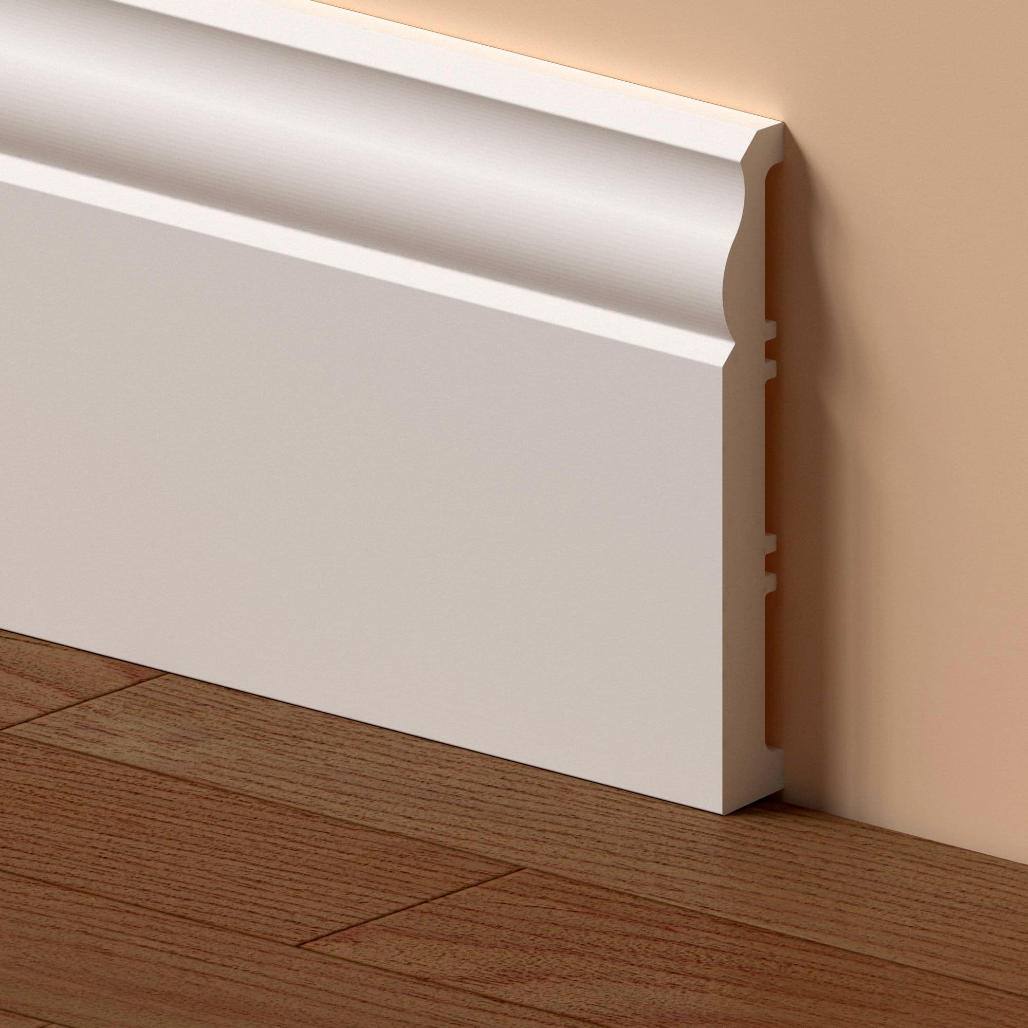 Plintă Albă Duropolimer 12 cm x 220 cm