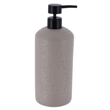 Dozator săpun polirasină efect piatră 400 ml - Gri