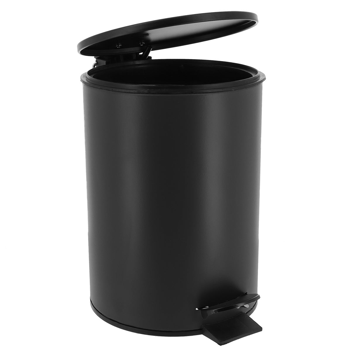 Coș De Gunoi Metalic Cu Închidere Lentă 3L - Negru