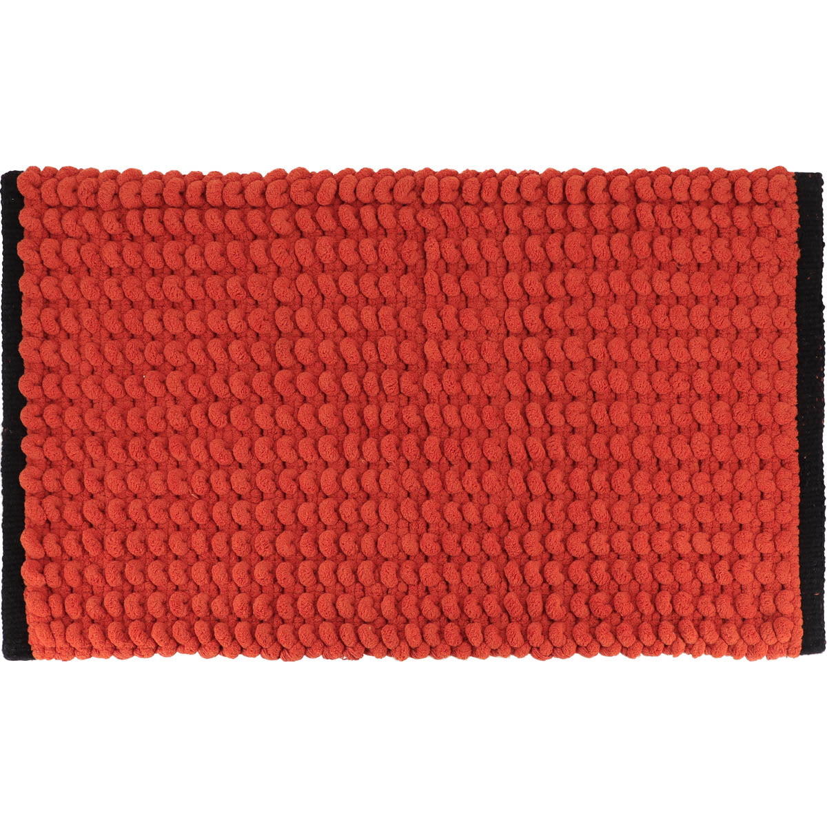 Covoraș Bicolor Bumbac 45x75 CM - Sienna/Negru