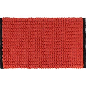 Covoraș Bicolor Bumbac 45x75 CM - Sienna/Negru