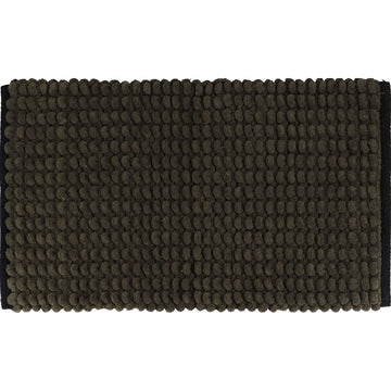 Covoraș Bicolor Bumbac 45x75 CM - Khaki/Negru