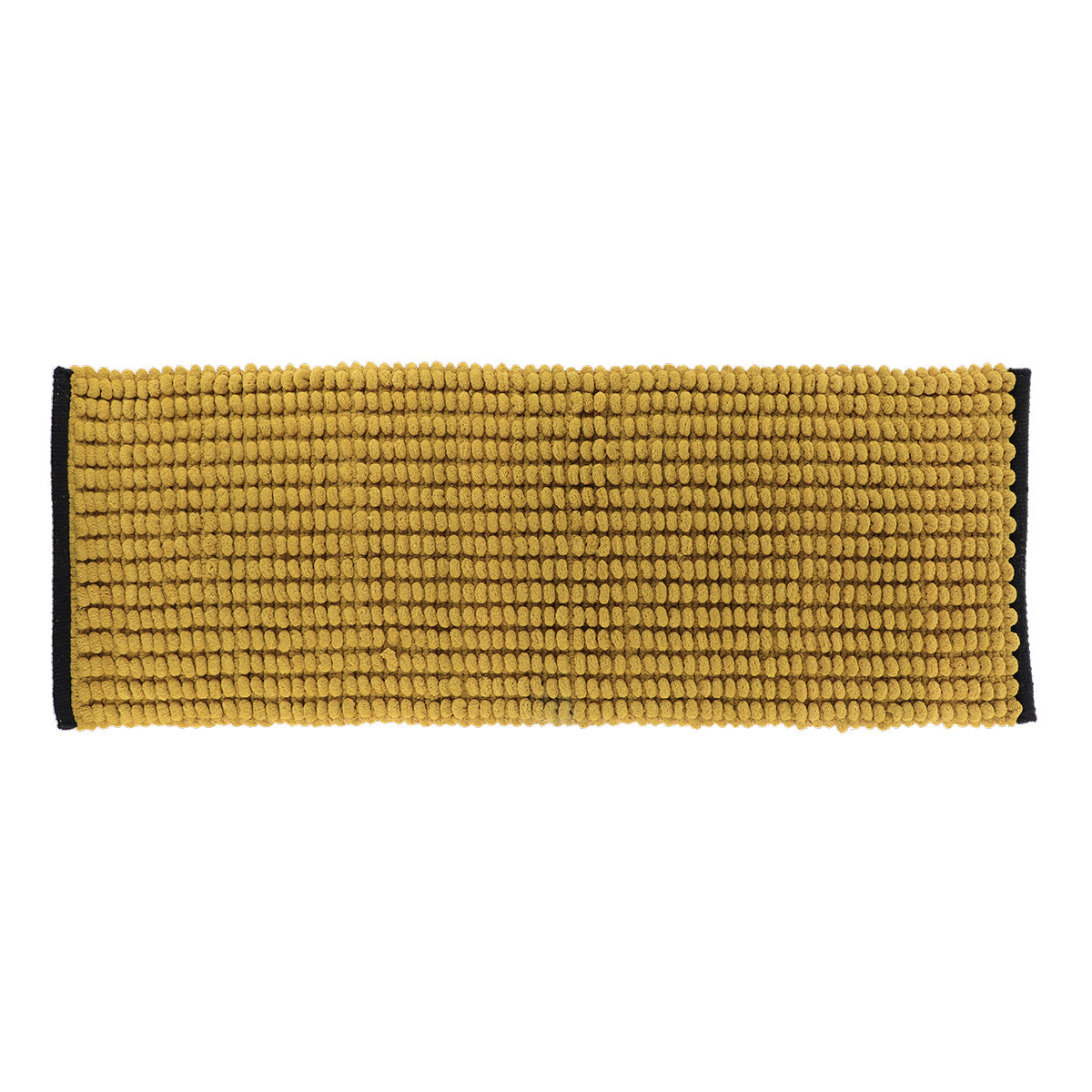 Covoraș Bicolor Bumbac 45x120 CM - Ochre/Negru