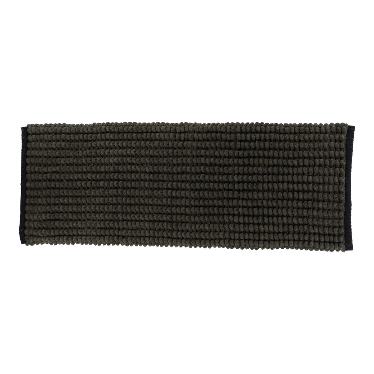 Covoraș Bicolor Bumbac 45x120 CM - Khaki/Negru