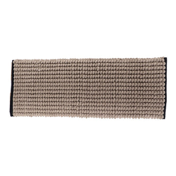 Covoraș Bicolor Bumbac 45x120 CM - Twine Color/Negru