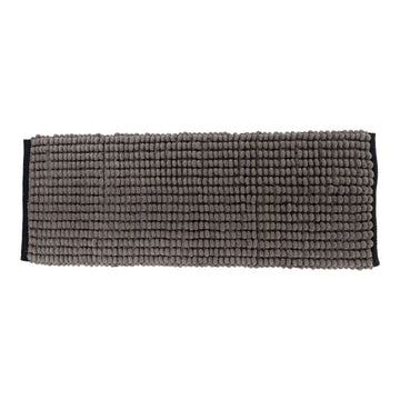 Covoraș Bicolor Bumbac 45x120 CM - Gri/Negru