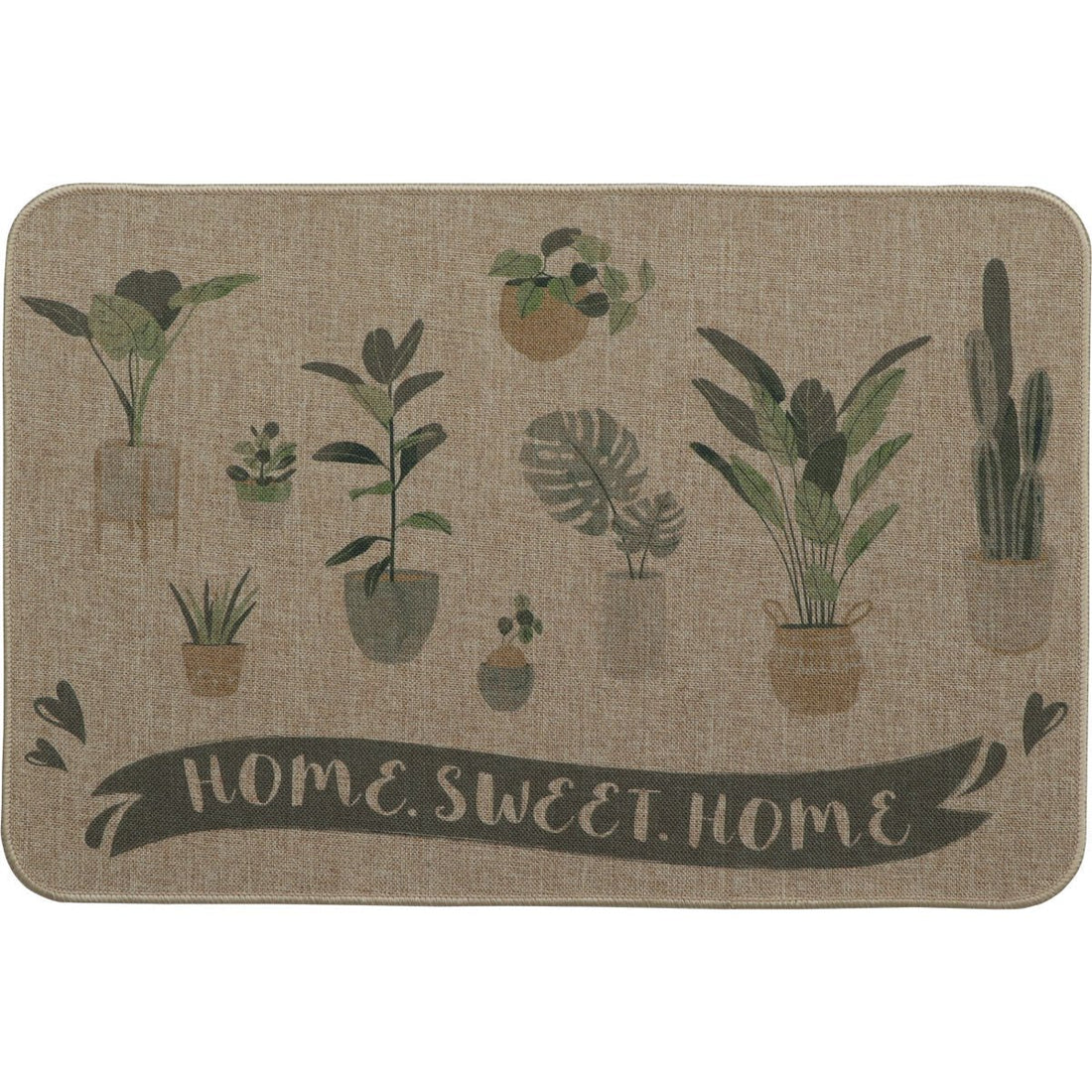 Covor bucătărie Home Sweet Home Beige - 50X120CM - Covor bucătărie - Softambient