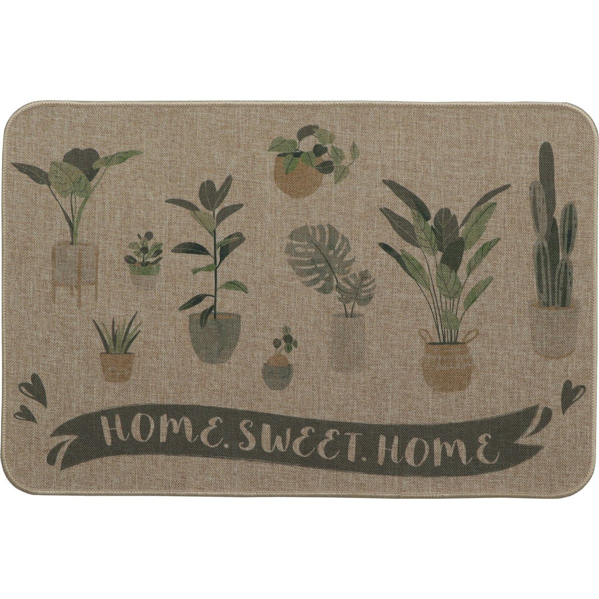 Covor bucătărie Home Sweet Home Beige - 50X120CM - Covor bucătărie - Softambient