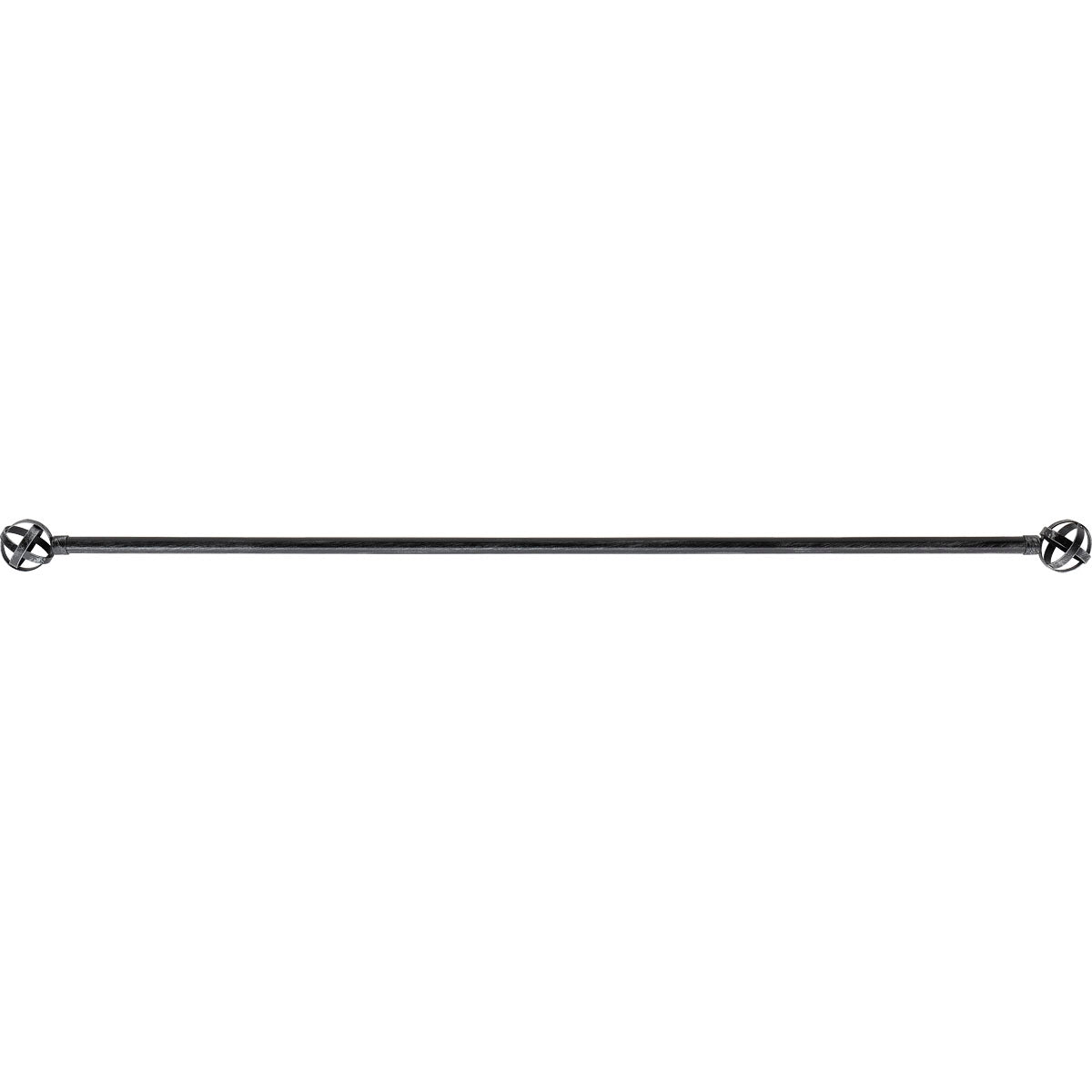 Galerie Extensibilă 120-210 CM Capri - Negru Argintiu
