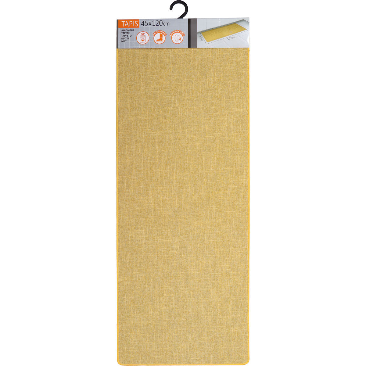 Covor bucătărie Oriane Woven Galben - 45X120CM