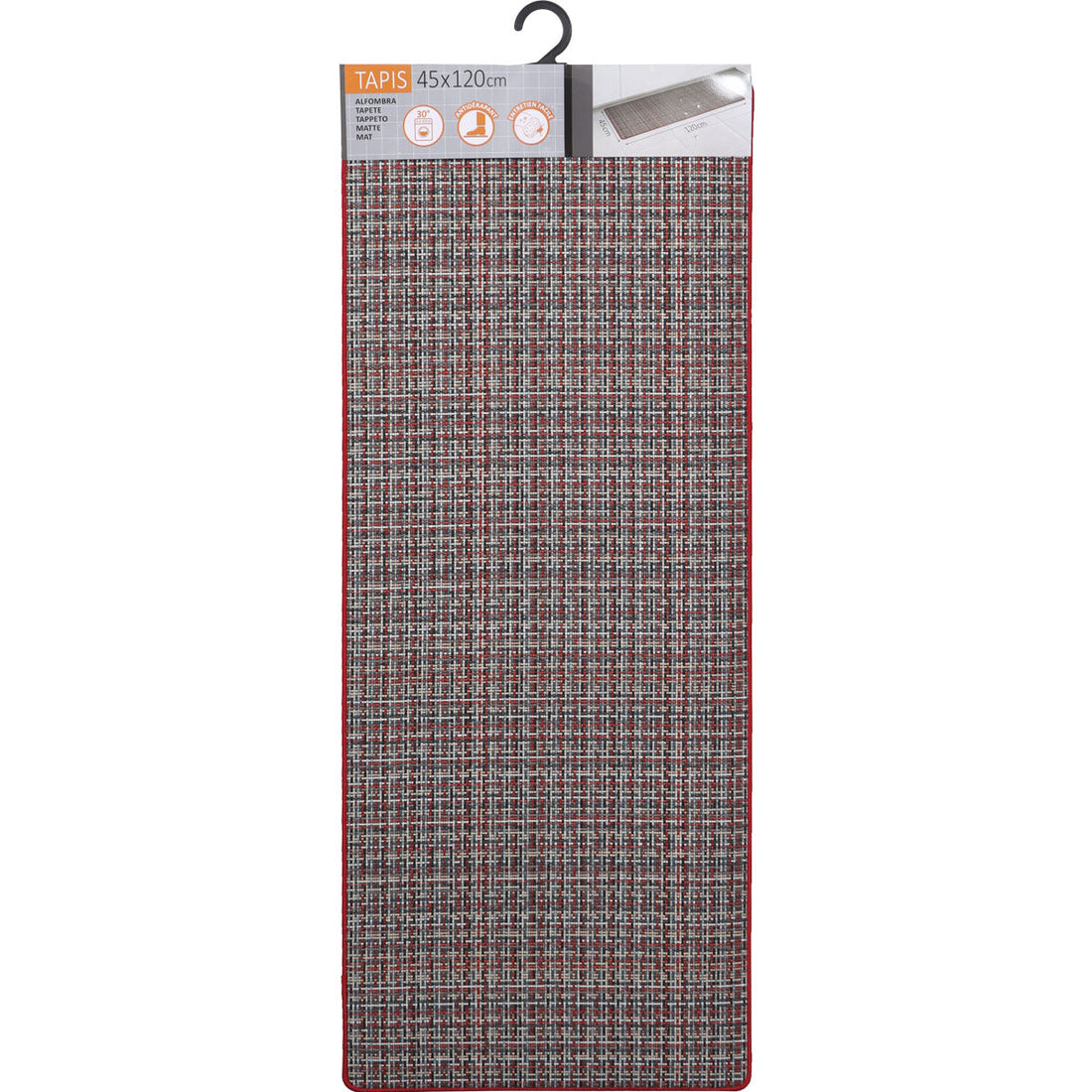 Covor bucătărie Pixel Rosu - 45X80CM