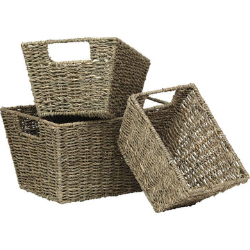 Set 3 Cosuri Evazate - Natural - Set coșuri - Softambient