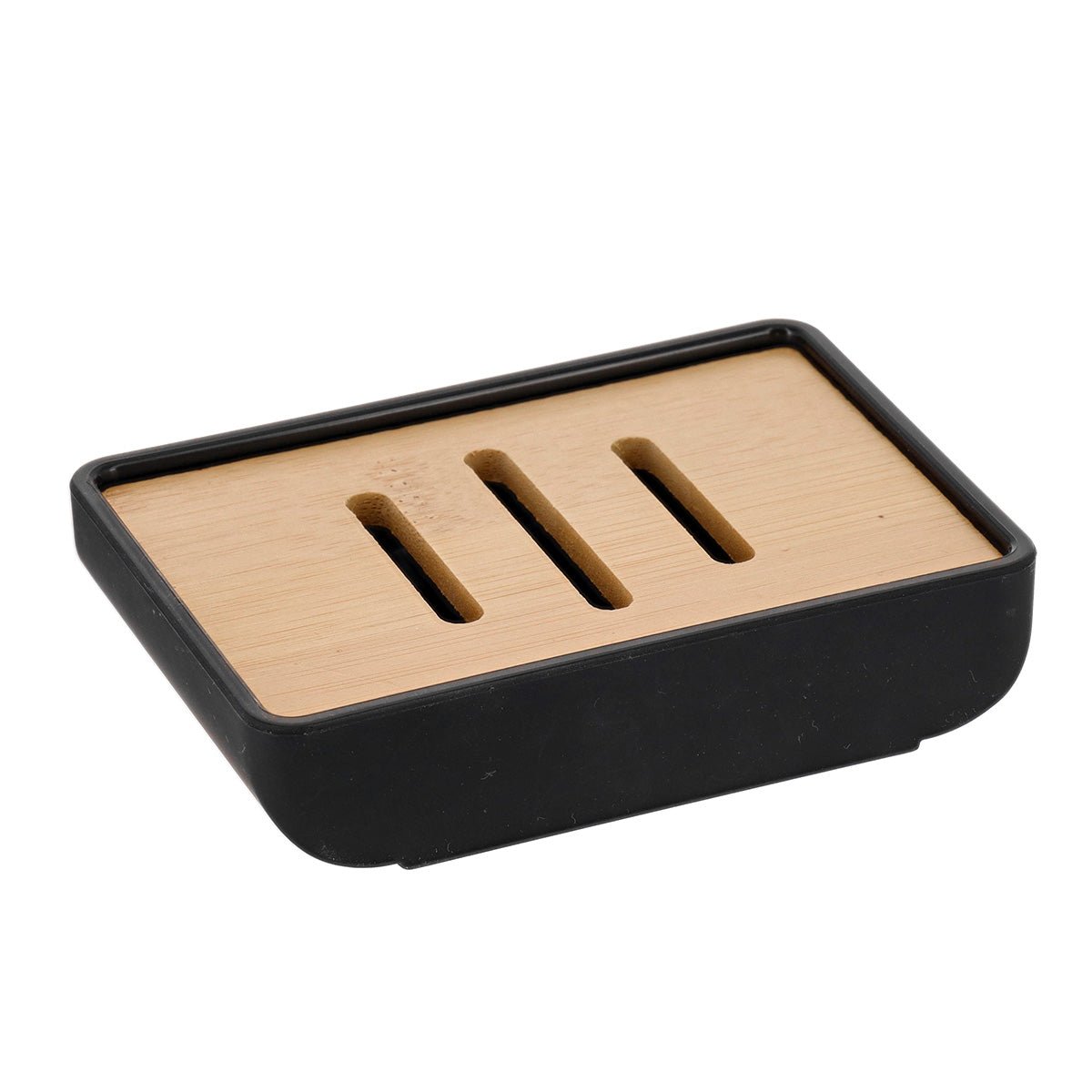 Set Baie Negru / Bambus - Set baie - Softambient
