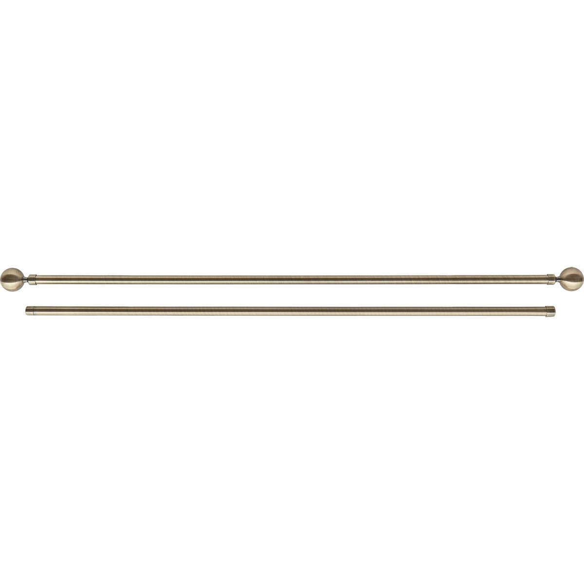 Set Galerie Dublă Extensibilă 210 - 380 CM Paloma Φ19MM - Bronz - Set galerie extensibilă - Softambient