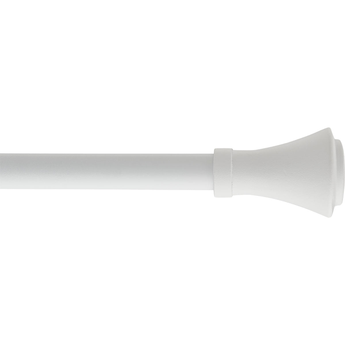 Set Galerie Extensibilă 210 - 380 CM Brasserie Φ19MM - Alb Mat - Set galerie extensibilă - Softambient