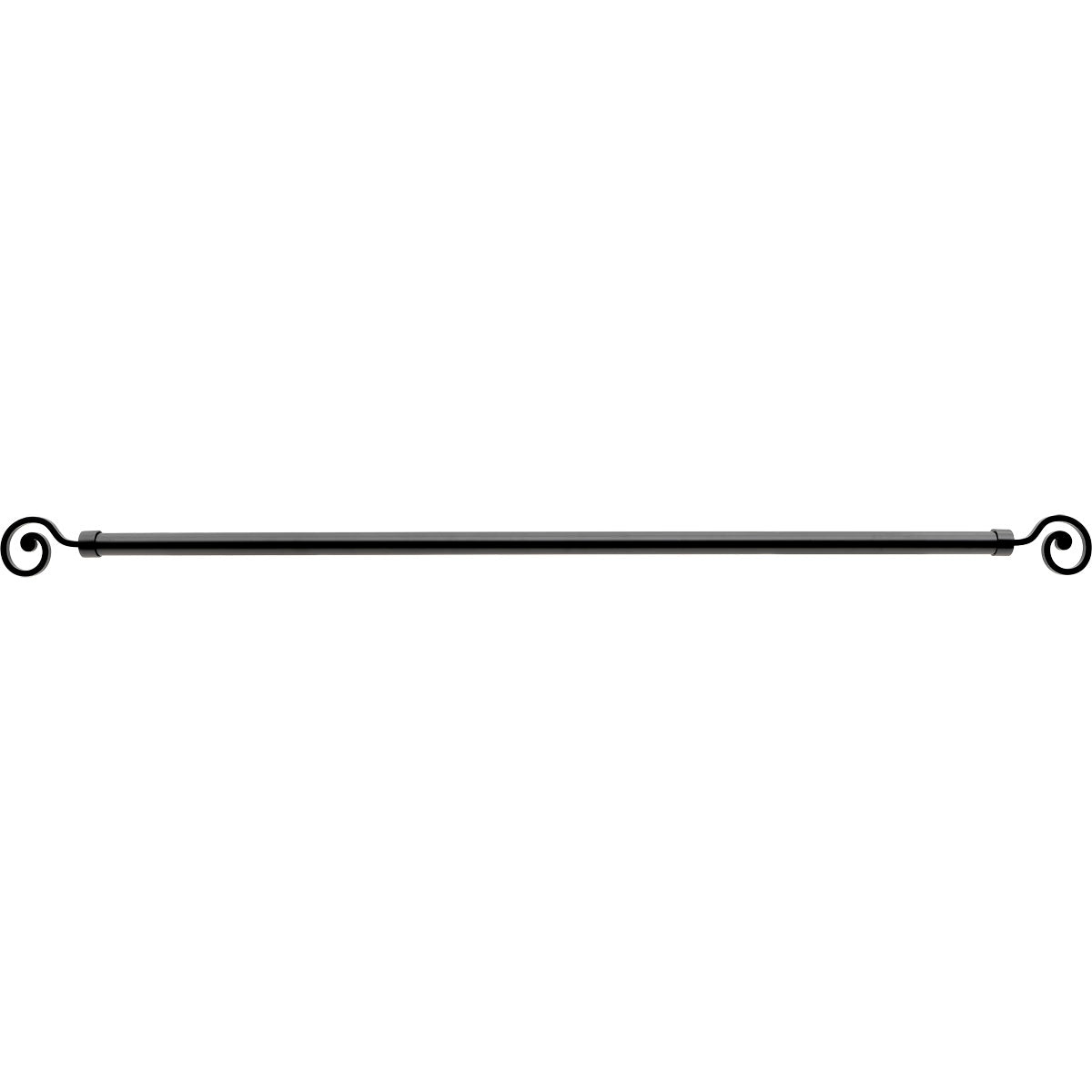 Set Galerie Extensibilă 210 - 380 CM Dream Φ28MM - Negru Mat - Set galerie extensibilă - Softambient